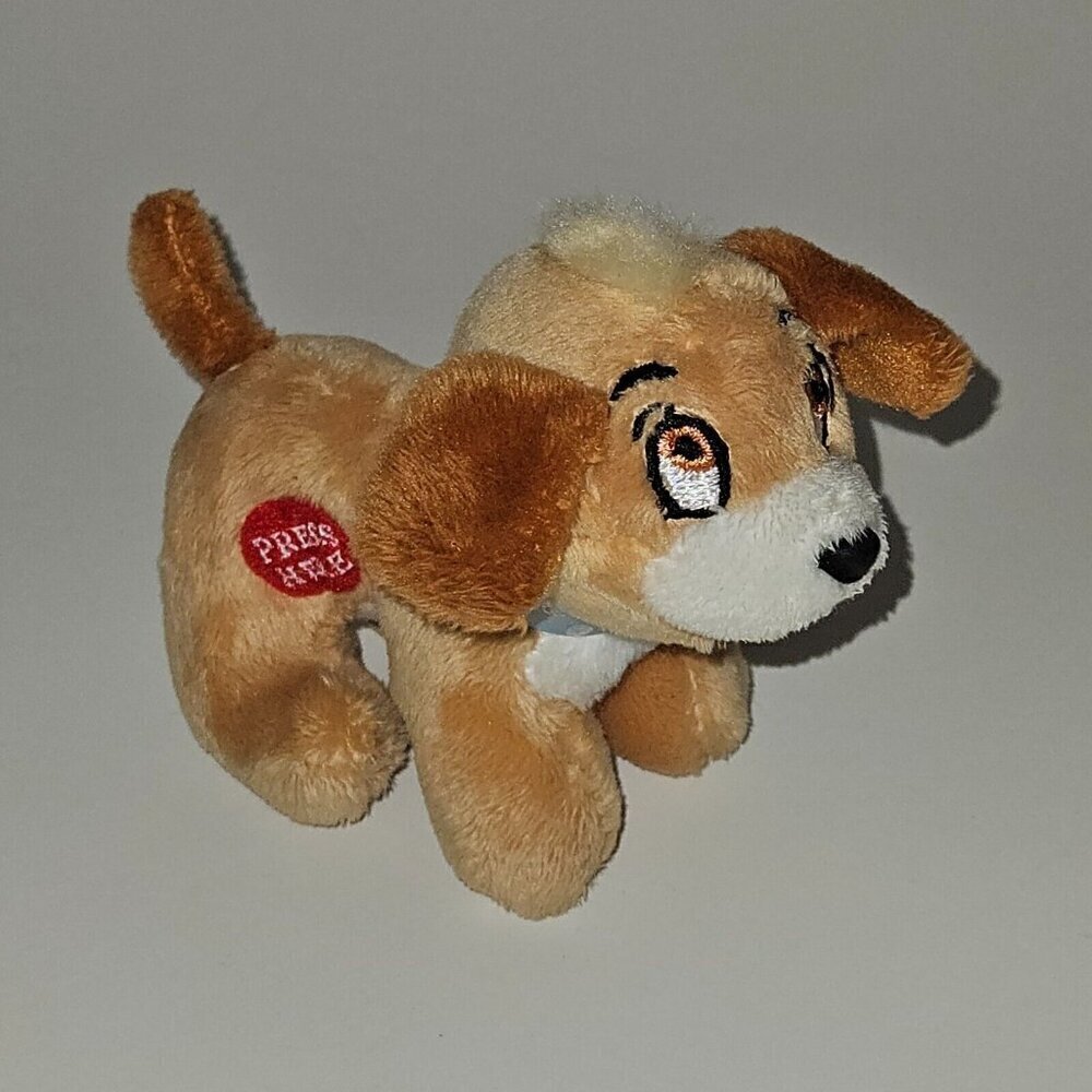 Disney Parks Cinderella Puppy Dog Plush Stuffed Toy Small 5" Bruno? NO SOUND